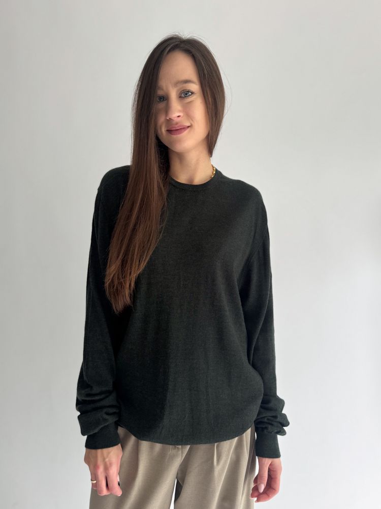 Zielony wełniany sweter 3